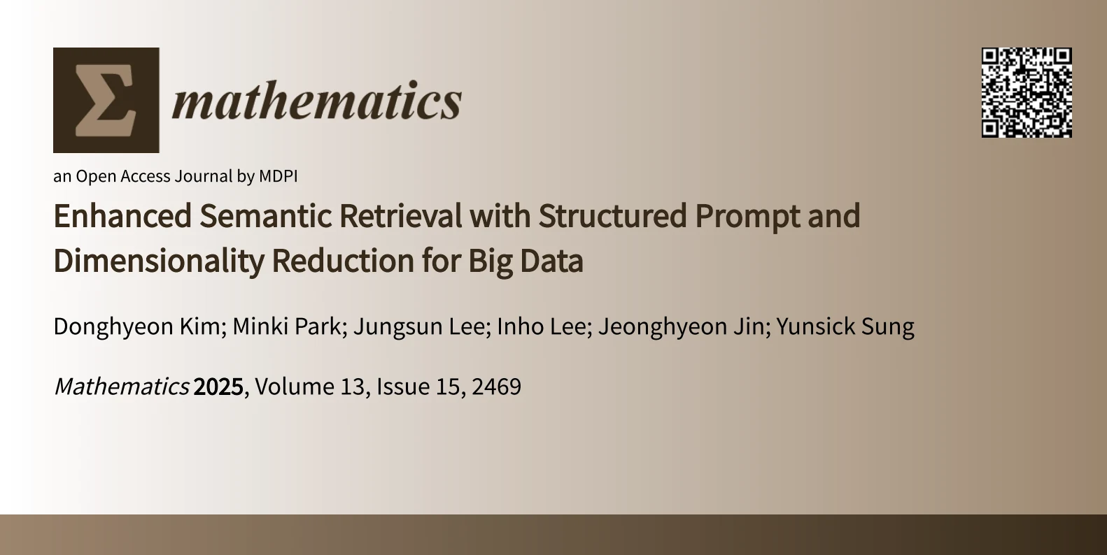 Enhanced Semantic Retrieval with Structured Prompt and Dimensionality Reduction for Big Data 연구 자료
